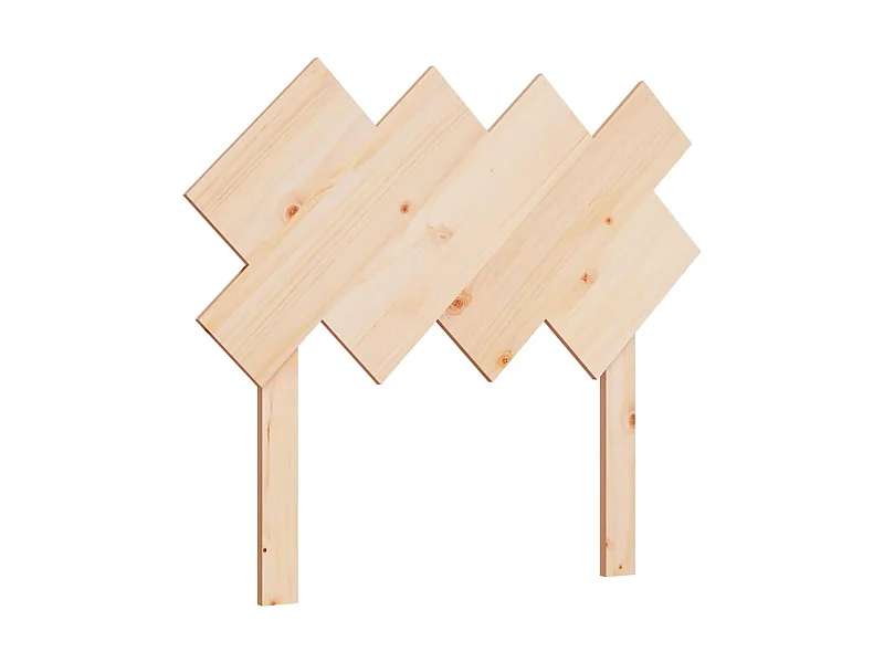 Cabecero de cama madera maciza de pino 92x3x81 cm ES65686