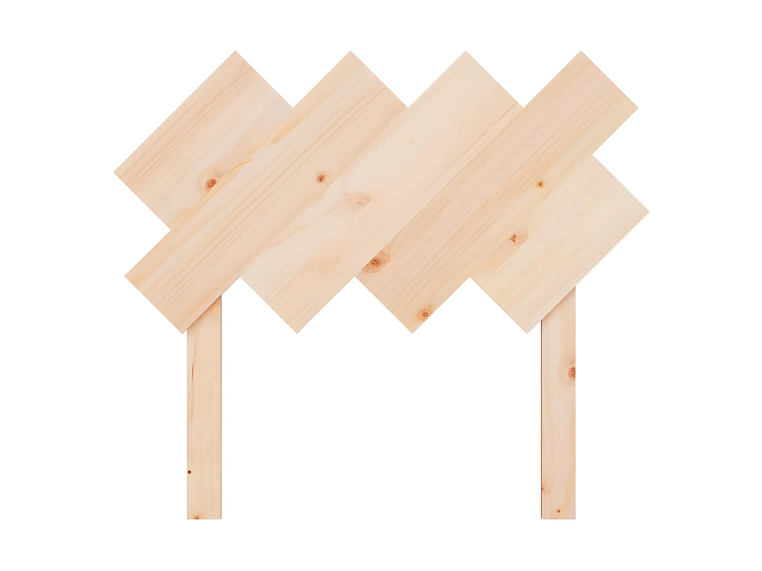 Tête de lit 92x3x81 cm Bois massif de pin POI40340 BonneVie Meuble