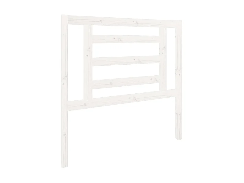 Tête de lit Blanc 96x4x100 cm Bois massif de pin POI57677 BonneVie Meuble