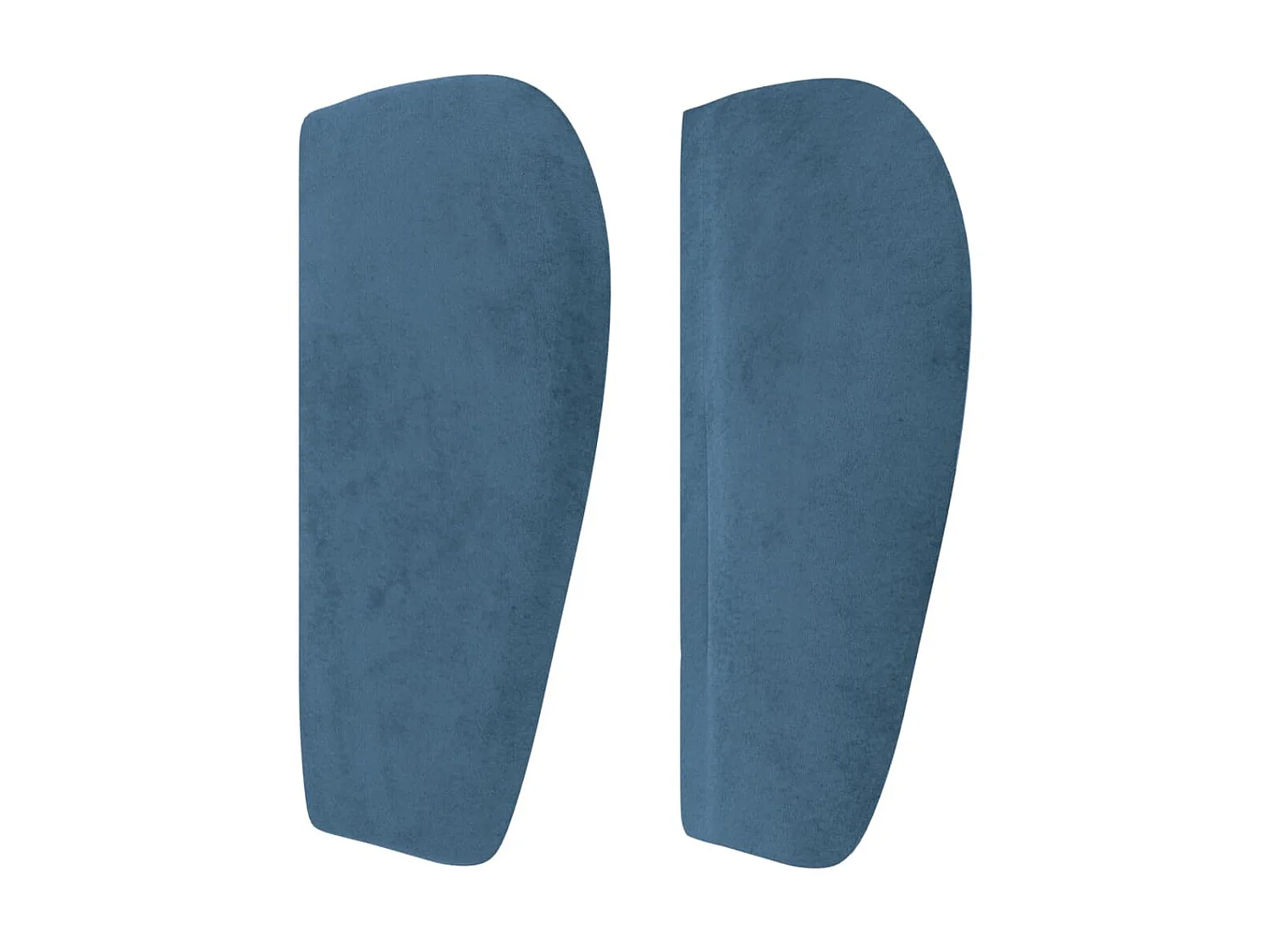 Tête de lit avec oreilles Bleu foncé 183x23x78/88 cm Velours POI35269 BonneVie Meuble