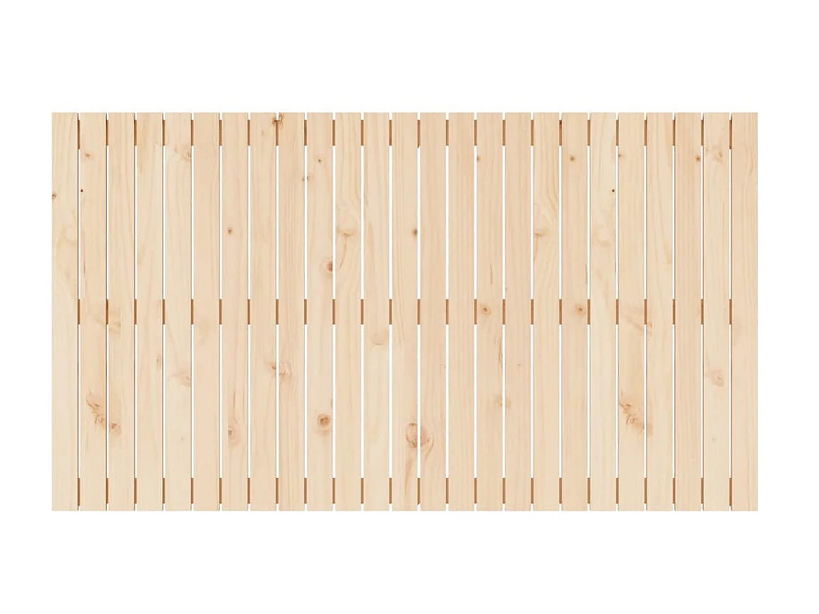 Tête de lit murale 159,5x3x90 cm Bois massif de pin POI77992 BonneVie Meuble