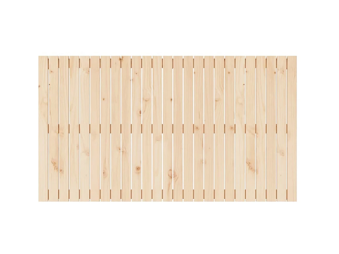 Cabeceira de parede 159,5x3x90 cm madeira de pinho maciça PT740259