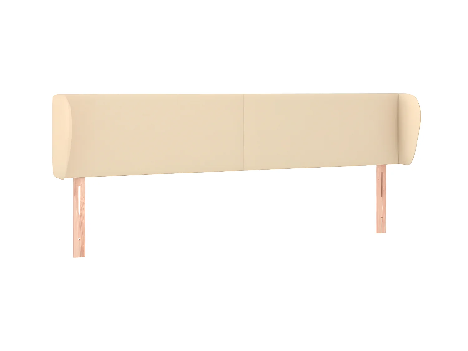 Tête de lit avec oreilles Crème 183x23x78,88 cm Tissu LKC56270 BonneVie Meuble