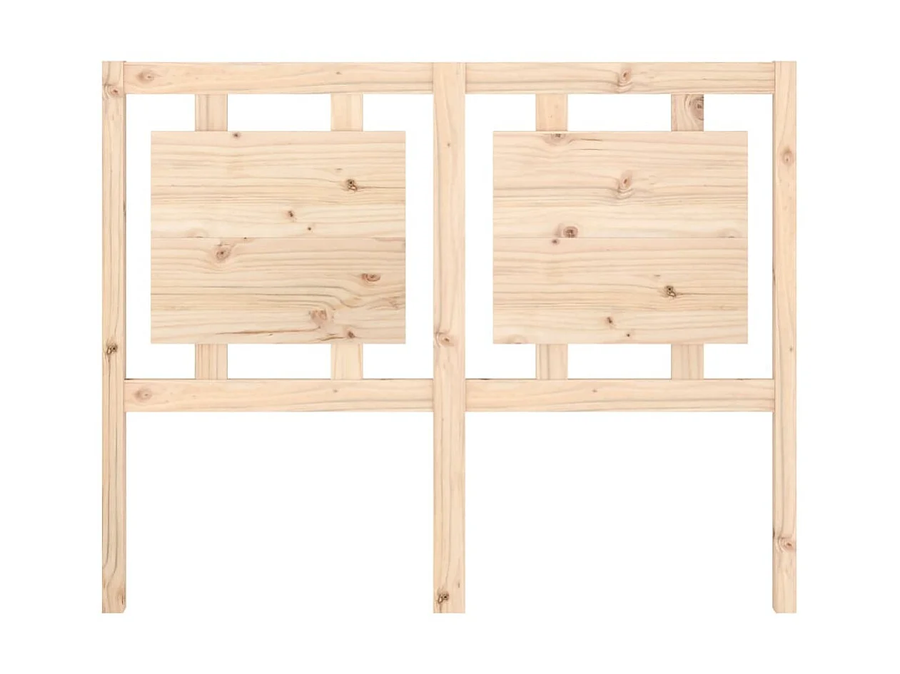 Tête de lit 125,5x4x100 cm Bois massif de pin POI37296 BonneVie Meuble