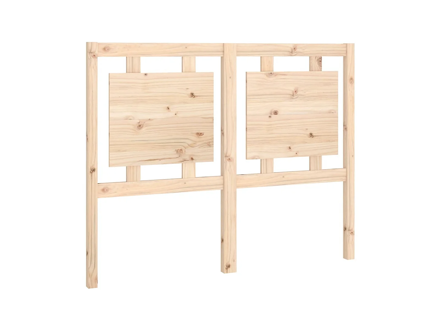 Hoofdbord 125,5x4x100 cm massief grenenhout NL863150