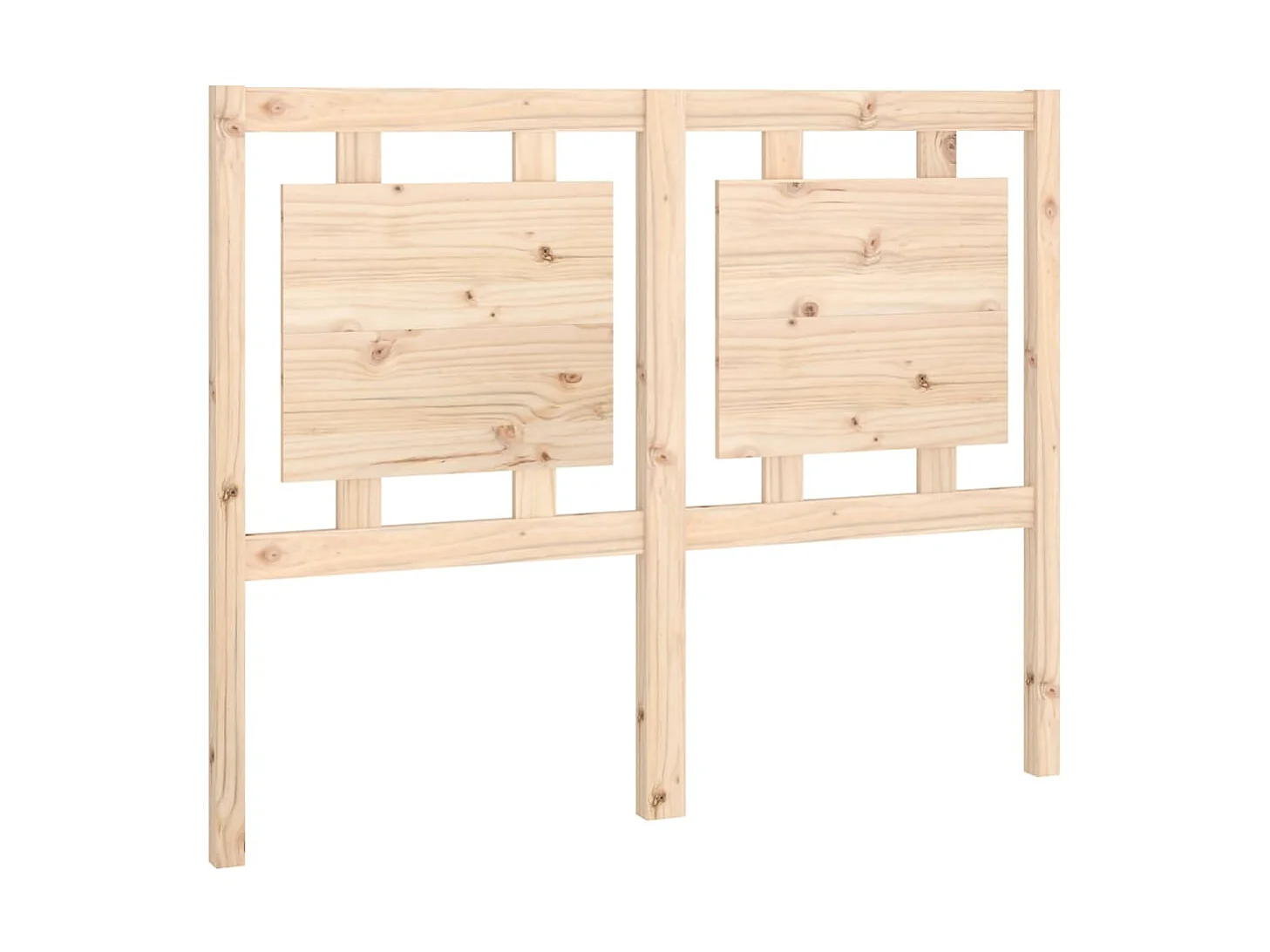 Tête de lit 125,5x4x100 cm Bois massif de pin POI37296 BonneVie Meuble