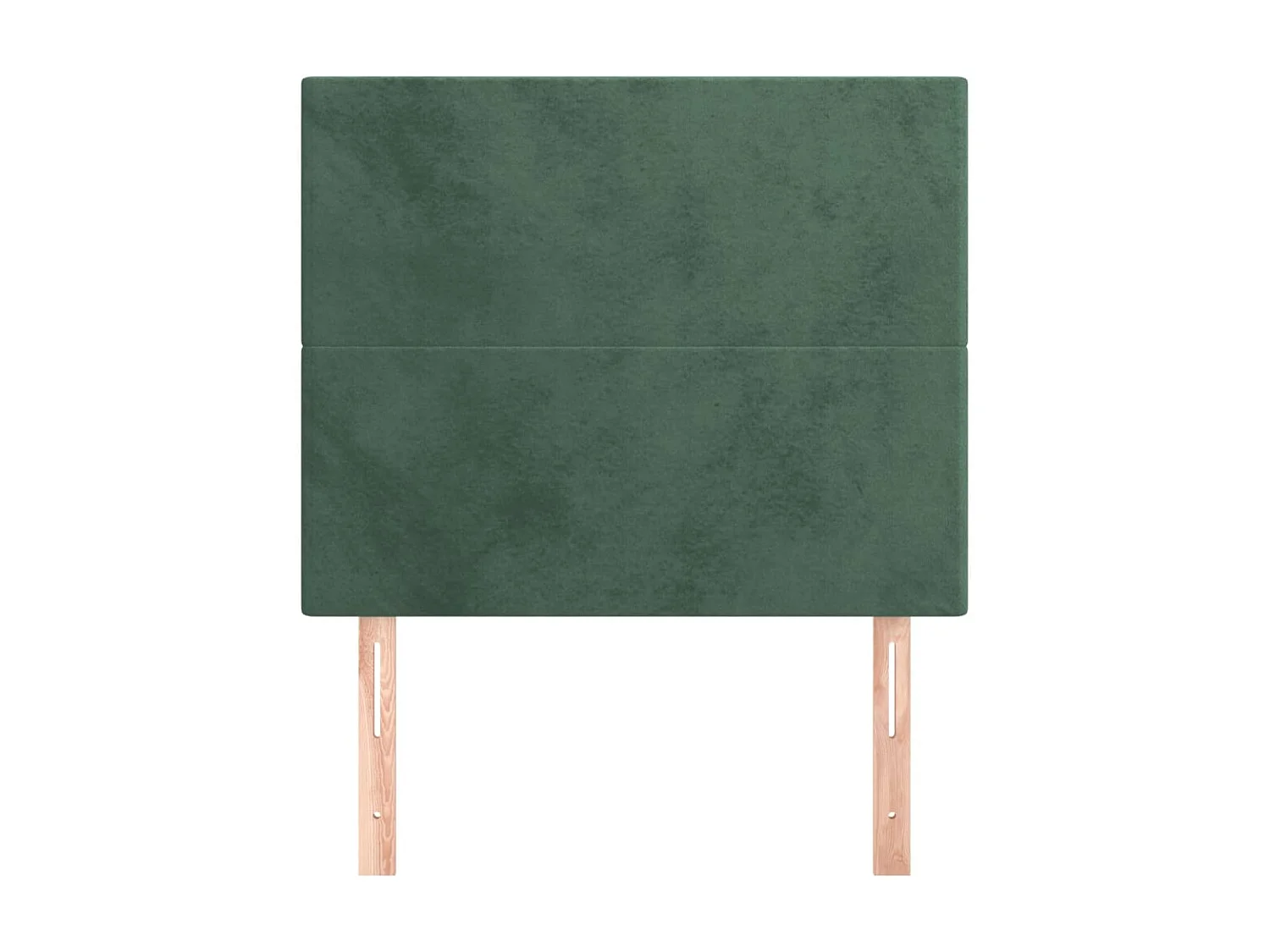Cabeceros 2 unidades de terciopelo verde oscuro 80x5x78/88 cm ES47648