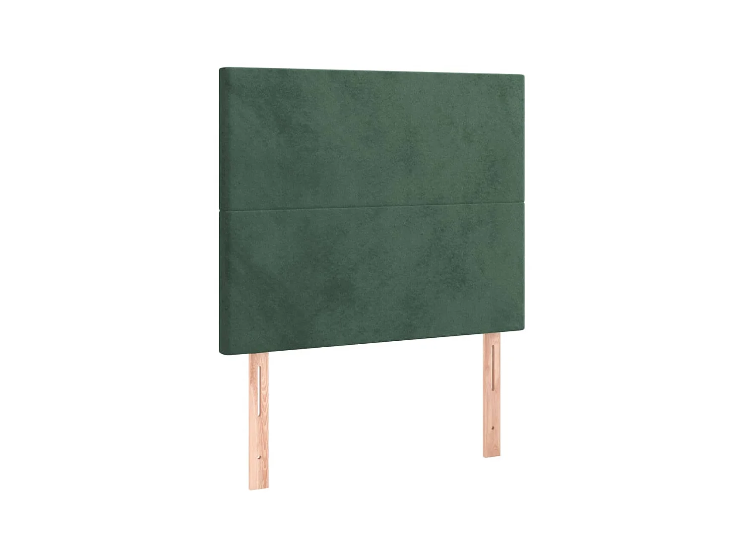 Têtes de lit 2 pcs Vert foncé 80x5x78/88 cm Velours POI80953 BonneVie Meuble