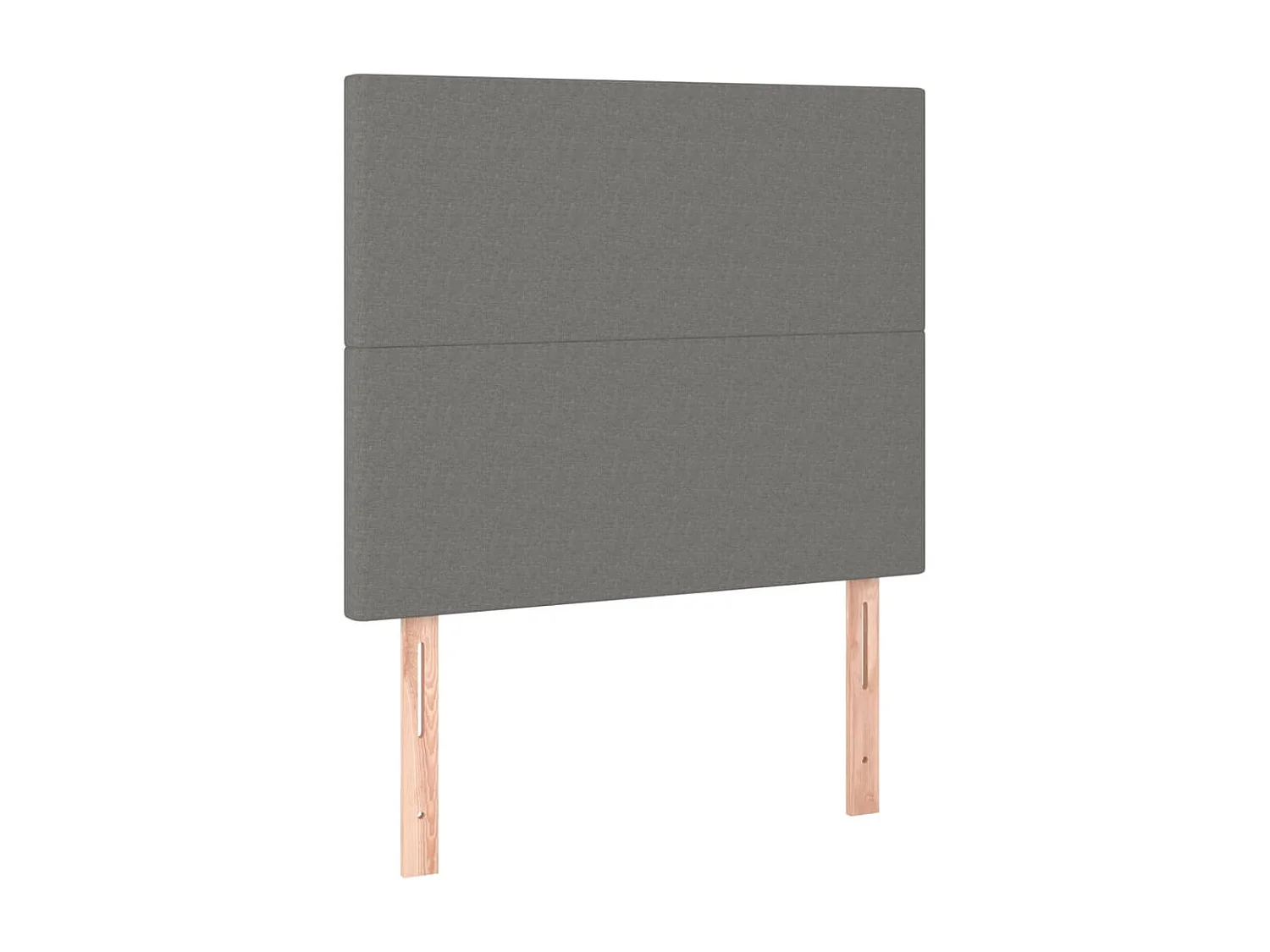 2er-set-Kopfteil,Bettkopfteile Dunkelgrau 80x5x78/88 cm Stoff -gkd226163