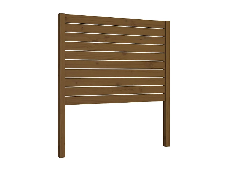 Cabeceira de cama 106x4x100 cm pinho maciço castanho mel PT920143