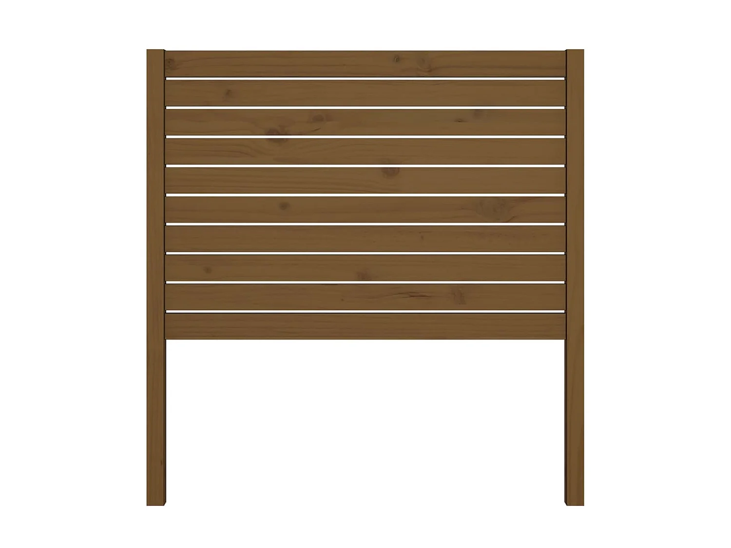 Tête de lit Marron miel 106x4x100 cm Bois massif de pin POI23389 BonneVie Meuble