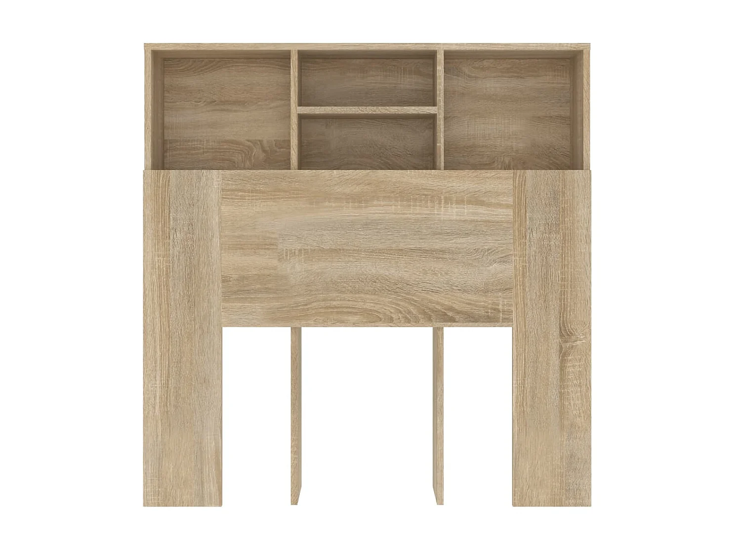 Armoire de tête de lit chêne sonoma 100x19x103,5 cm POI12612 BonneVie Meuble