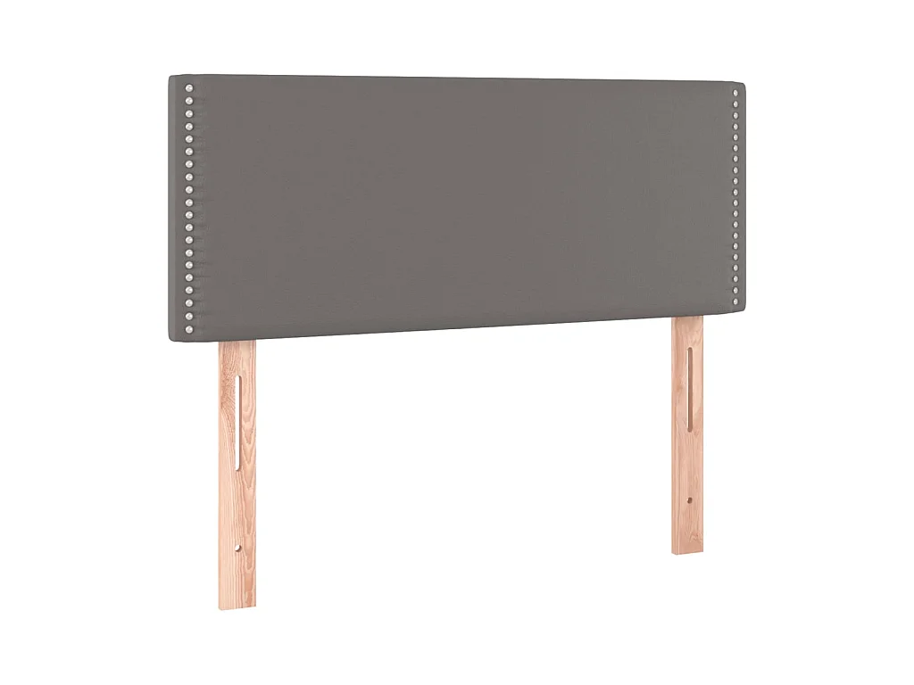 Testiera | Testata del letto Grigio 100x5x78/88 cm in Similpelle