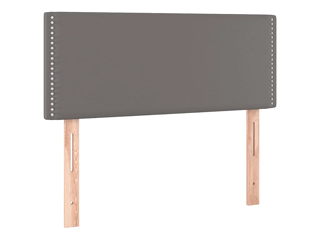 Tête de lit Gris 100x5x78/88 cm Similicuir POI13173 BonneVie Meuble