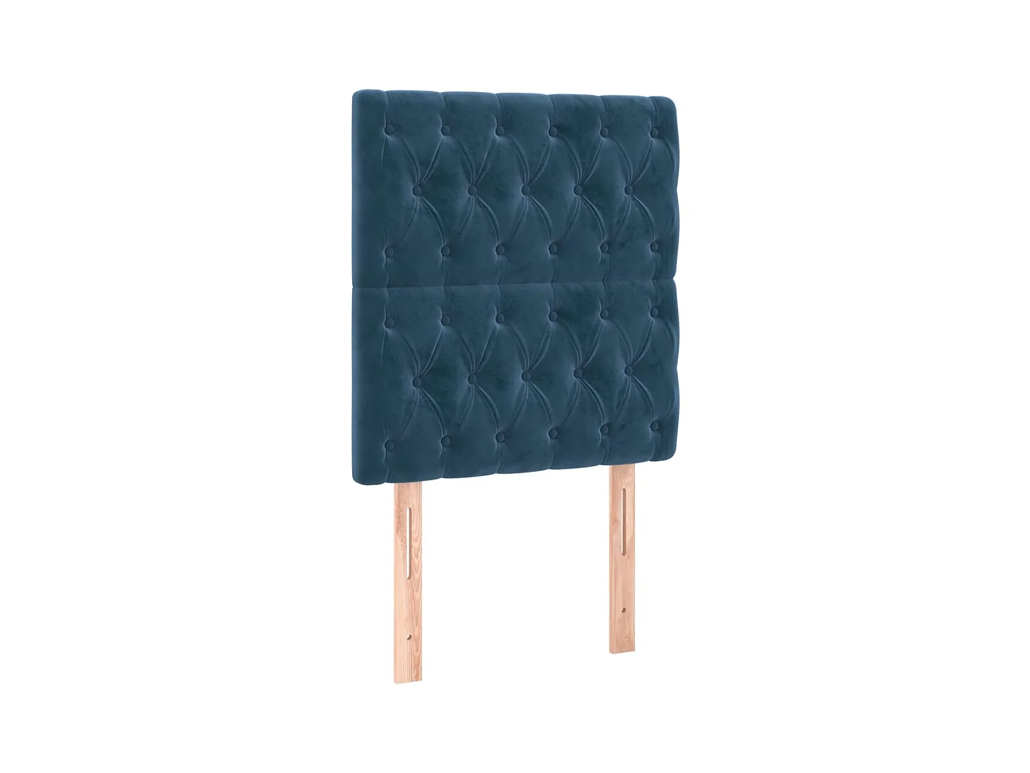 Têtes de lit 2 pcs Bleu foncé 80x7x78/88 cm Velours POI66835 BonneVie Meuble