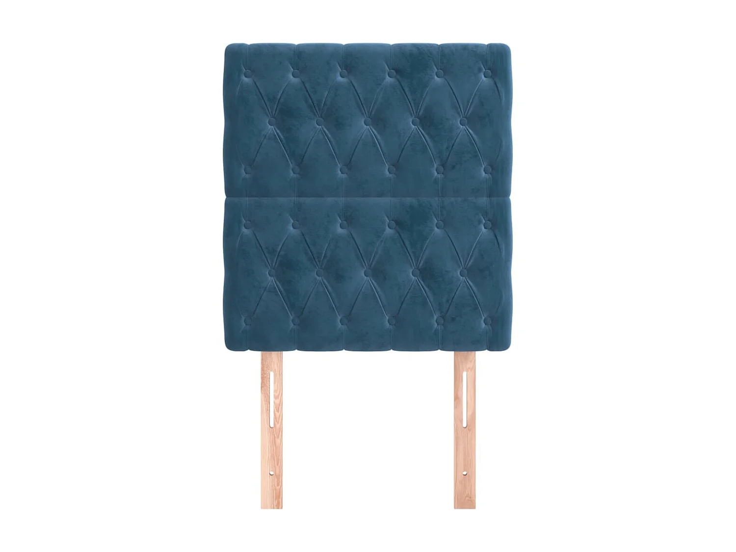 2er-set-Kopfteil,Bettkopfteile Dunkelblau 80x7x78/88 cm Samt -gkd481274