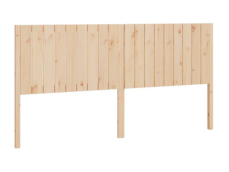 Tête de lit 185,5x4x100 cm Bois massif de pin POI47902 BonneVie Meuble