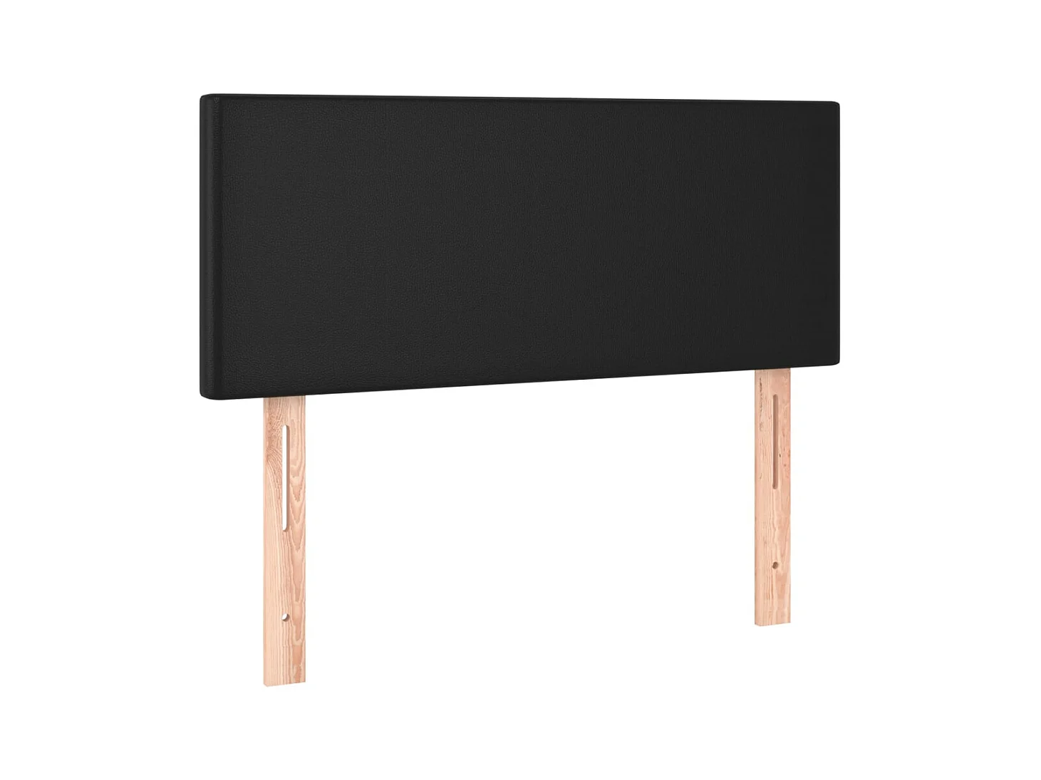 Testiera | Testata del letto Nero 90x5x78/88 cm in Similpelle