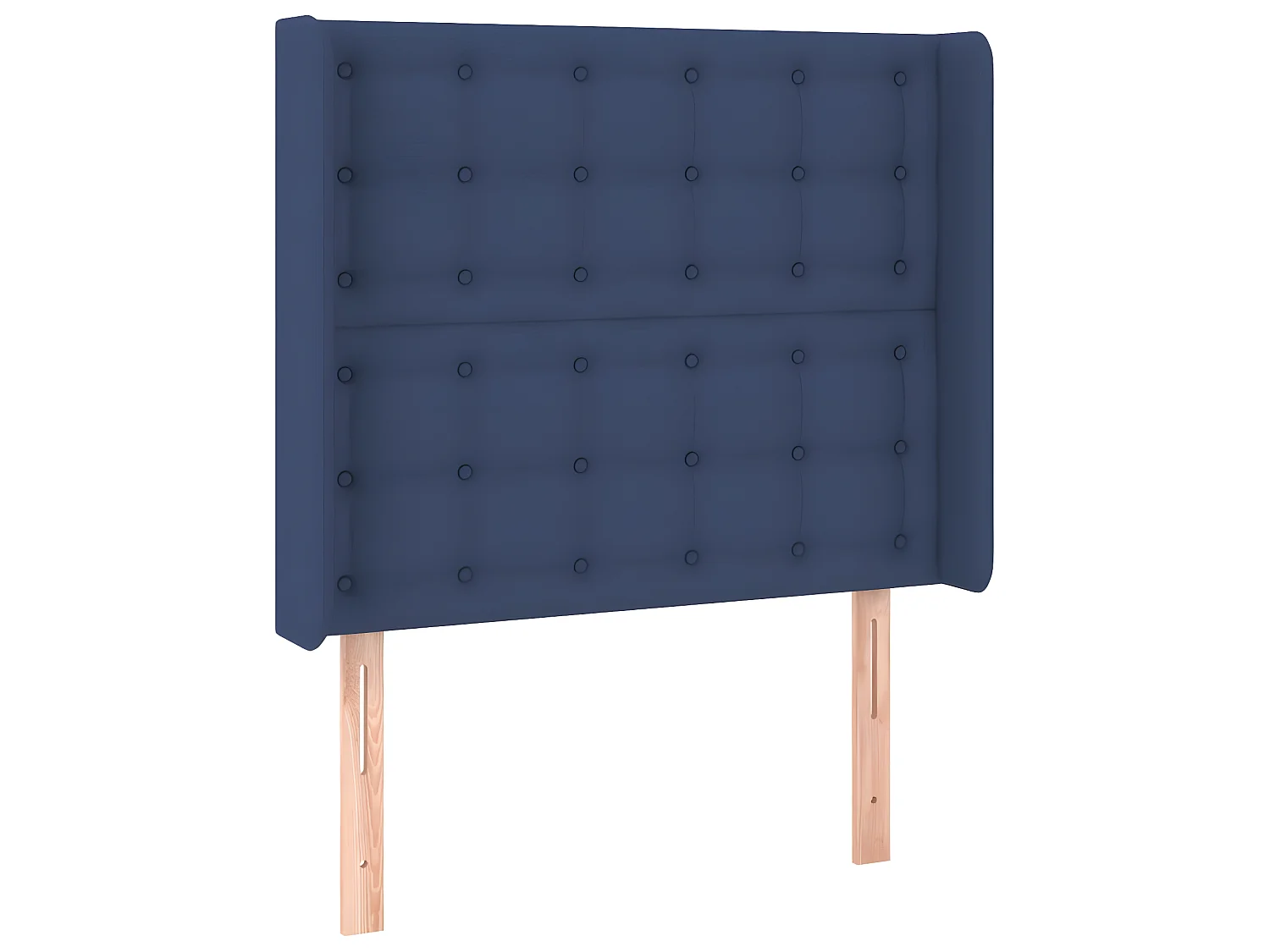 Tête de lit à LED Bleu 93x16x118,128 cm Tissu LWE47673 BonneVie Meuble