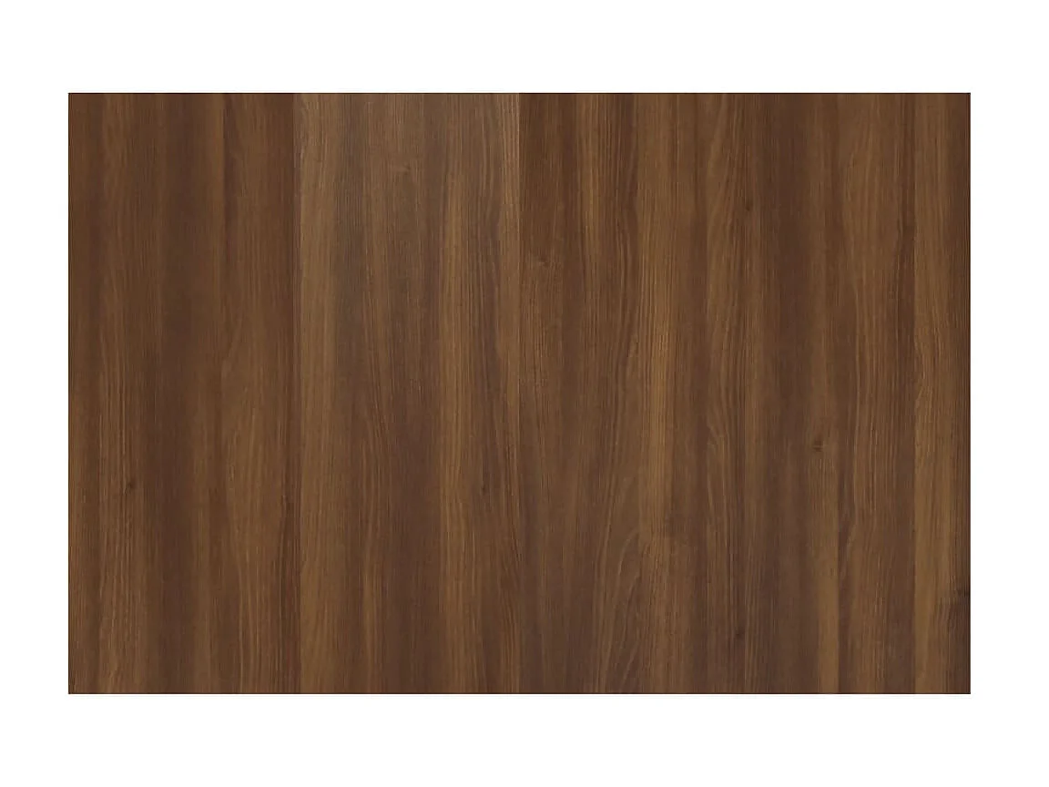 Cabeceira cama 120x1,5x80cm derivados madeira carvalho castanho PT131323