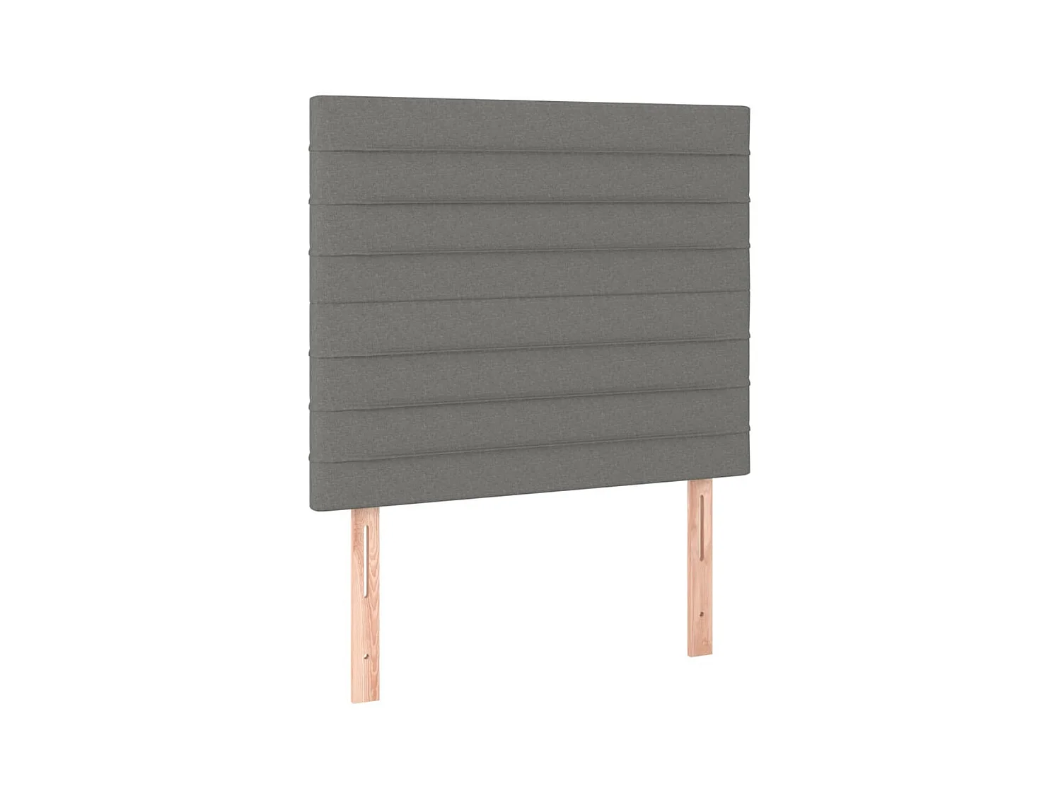 Têtes de lit 2 pcs Gris foncé 90x5x78/88 cm Tissu POI55803 BonneVie Meuble