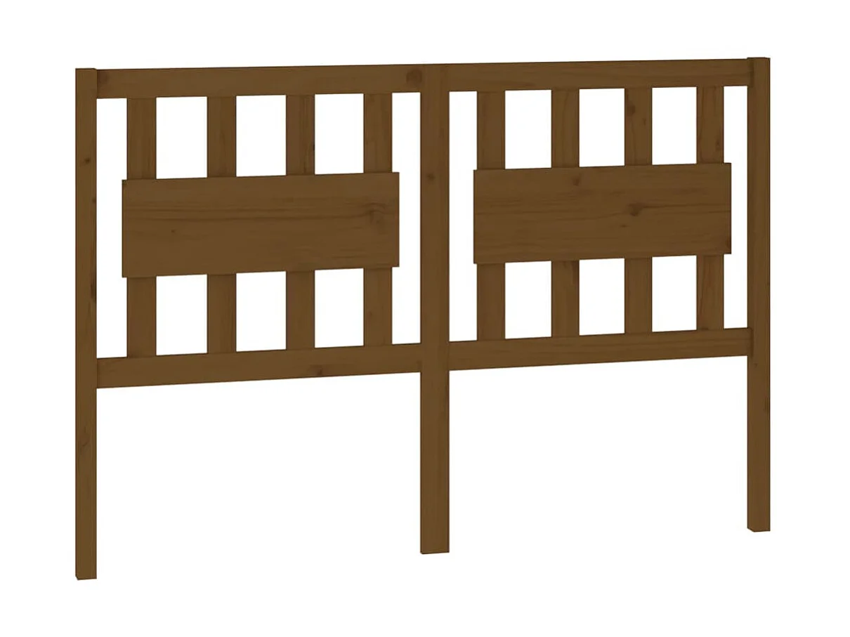 Testiera | Testata del letto per Letto ambra 145,5x4x100 cm Legno Massello di Pino