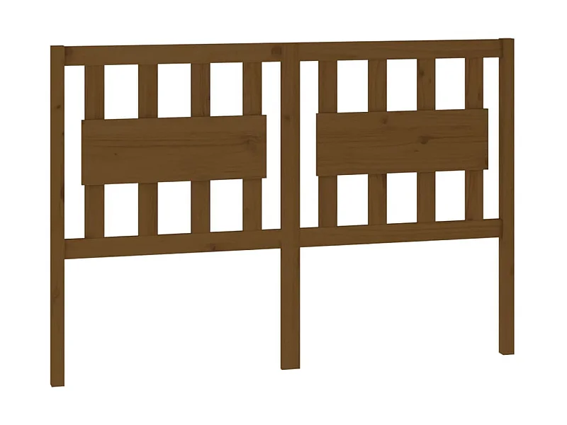 Tête de lit Marron miel 145,5x4x100 cm Bois massif de pin POI84449 BonneVie Meuble