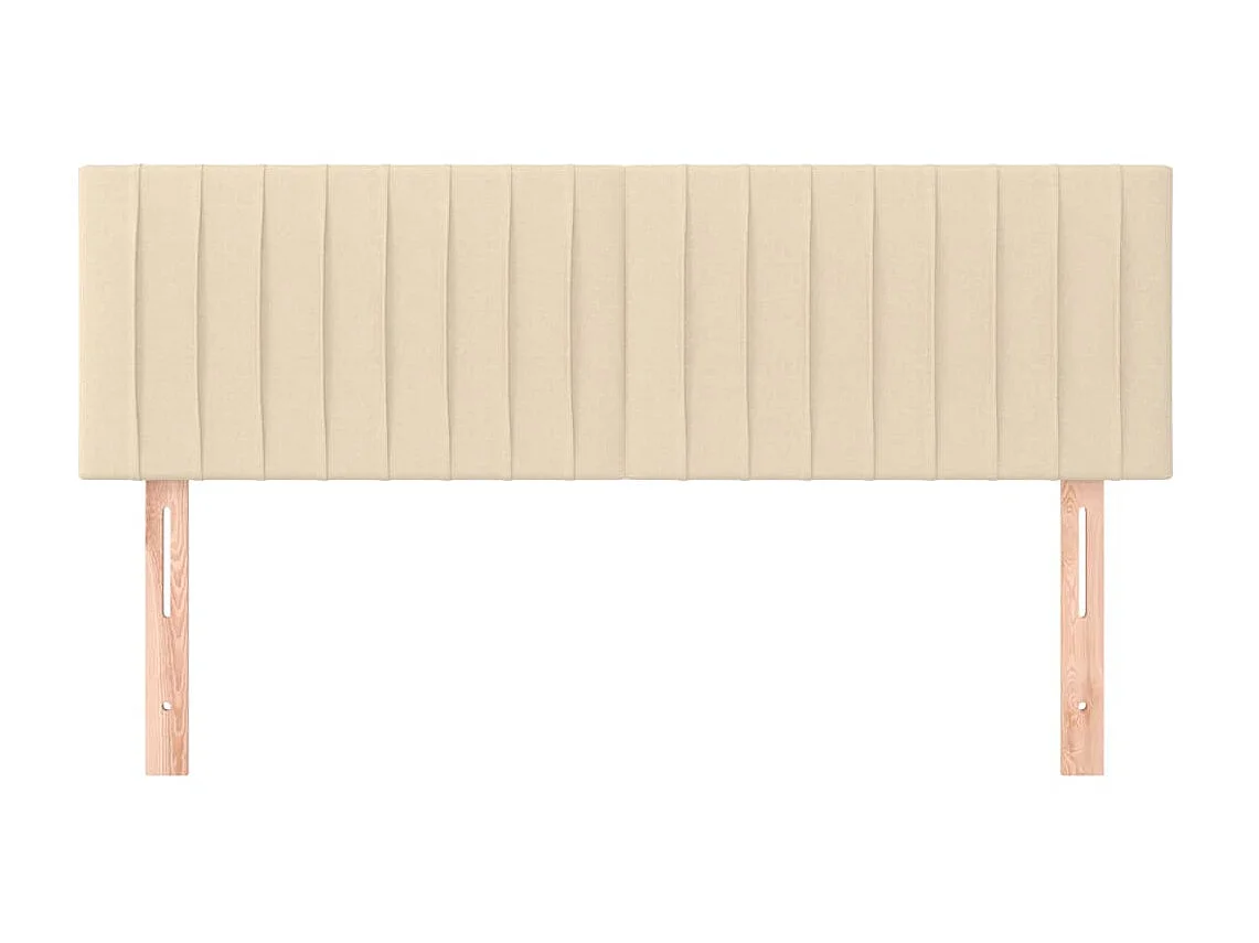 2er-set-Kopfteil,Bettkopfteile Creme 72x5x78/88 cm Stoff -gkd417741