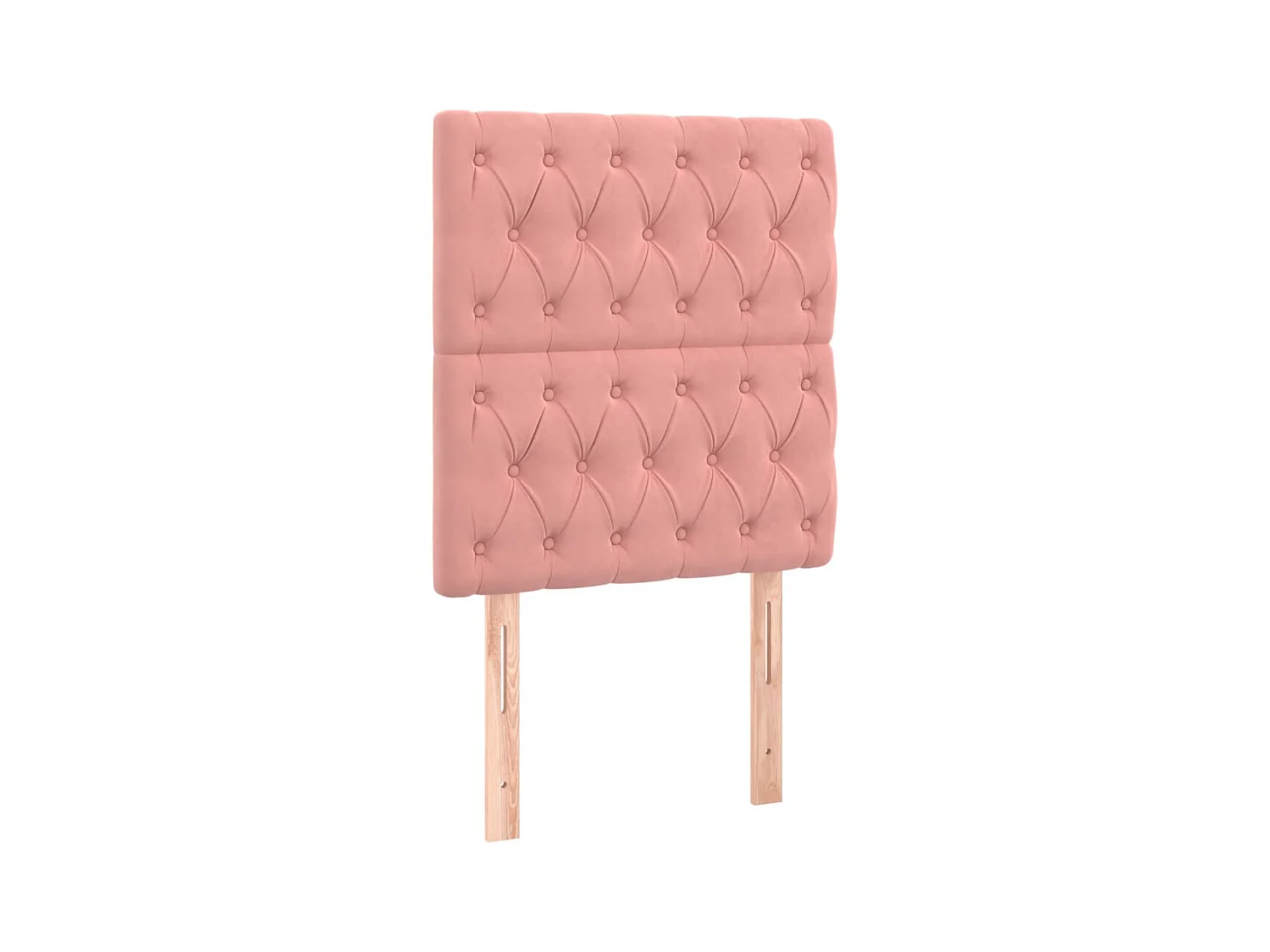 Têtes de lit 2 pcs Rose 80x7x78/88 cm Velours POI94961 BonneVie Meuble