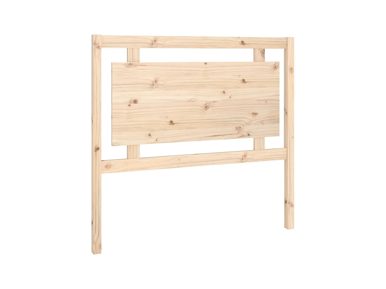 Testiera | Testata del letto per Letto 105,5x4x100 cm in Legno Massello di Pino