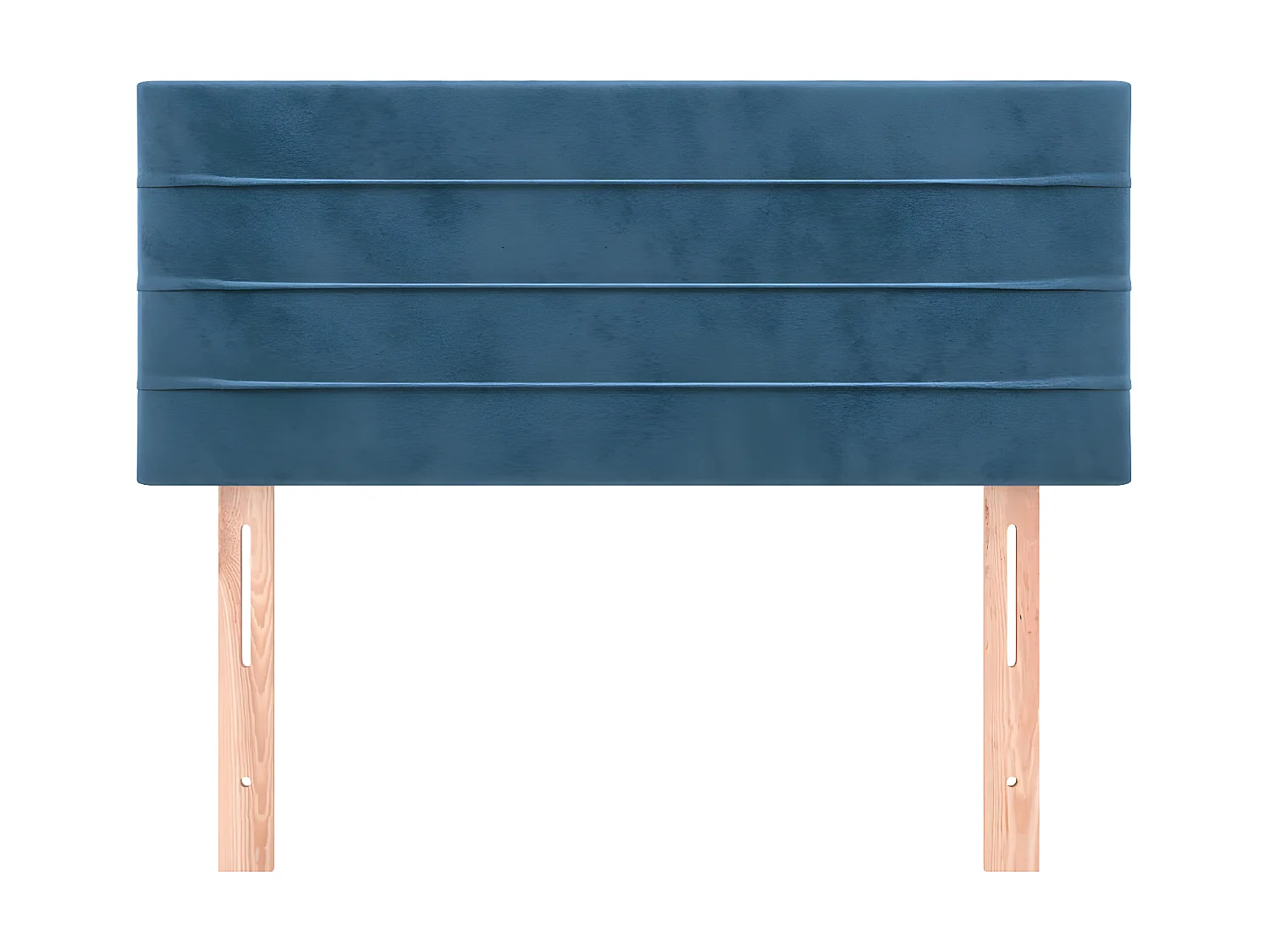 Tête de lit Bleu foncé 90x5x78/88 cm Velours POI26419 BonneVie Meuble