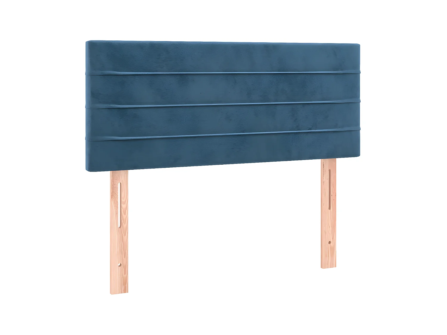 Tête de lit Bleu foncé 90x5x78/88 cm Velours POI26419 BonneVie Meuble