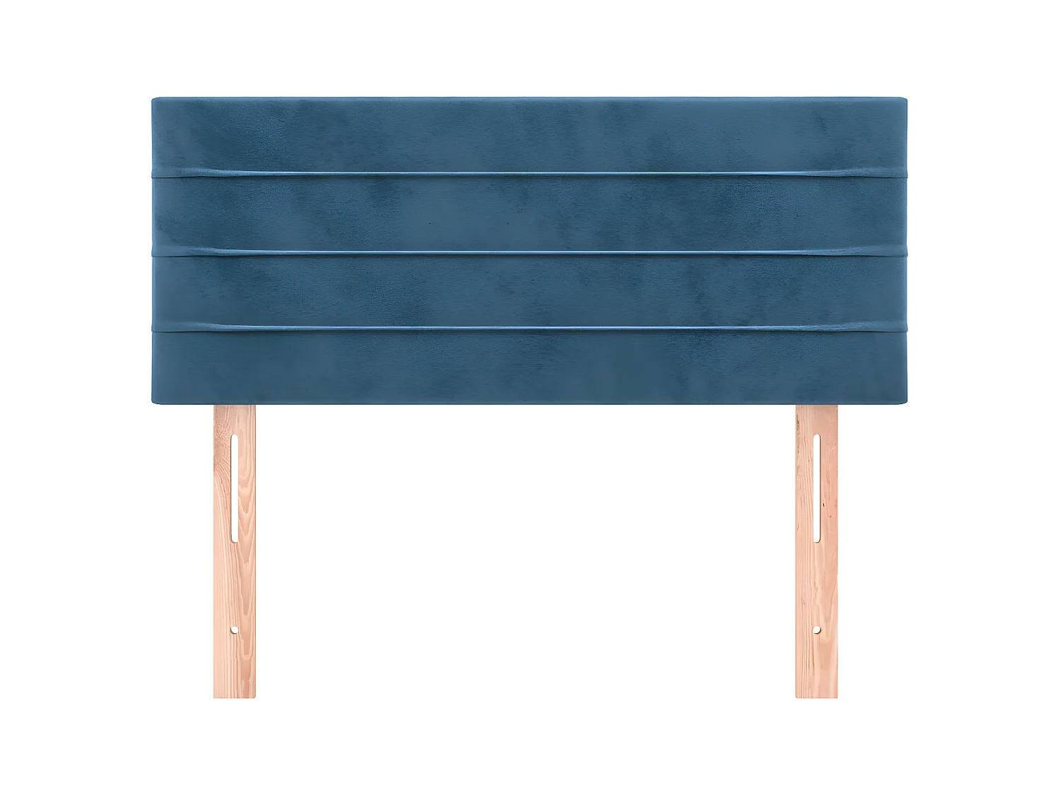 Cabeceira de cama veludo 90x5x78/88 cm azul-escuro PT503712