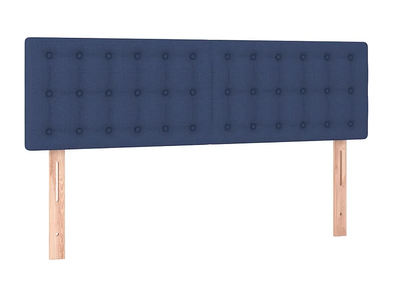 2er-set-Kopfteil,Bettkopfteile Blau 72x5x78/88 cm Stoff -gkd733921