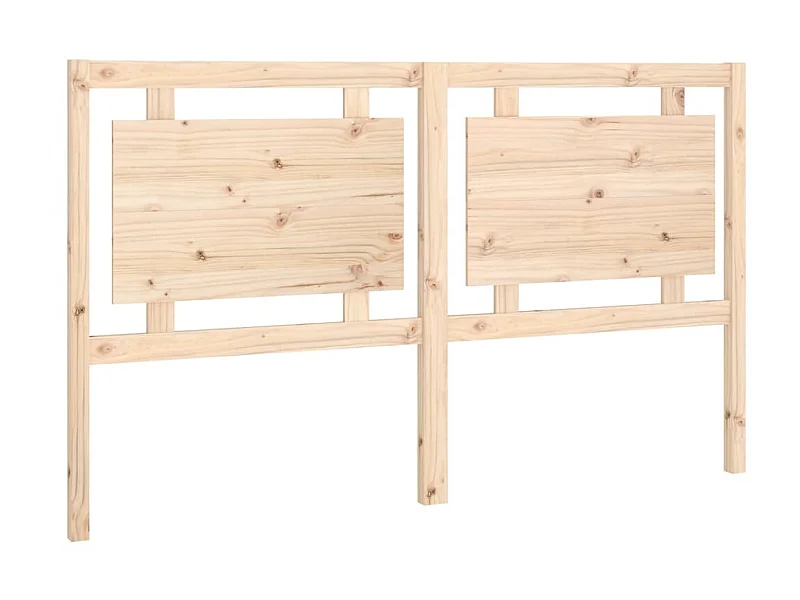 Cabeceira de cama 165,5x4x100 cm madeira de pinho maciça PT681052