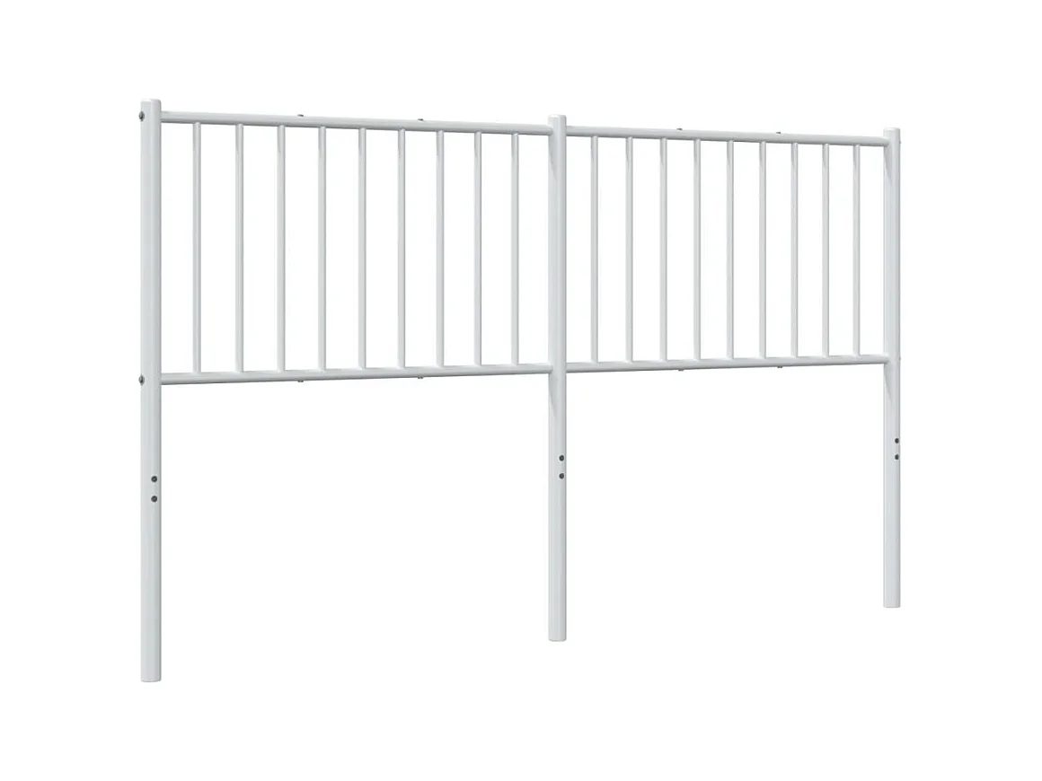 Testiera | Testata del letto in Metallo Bianco 160 cm
