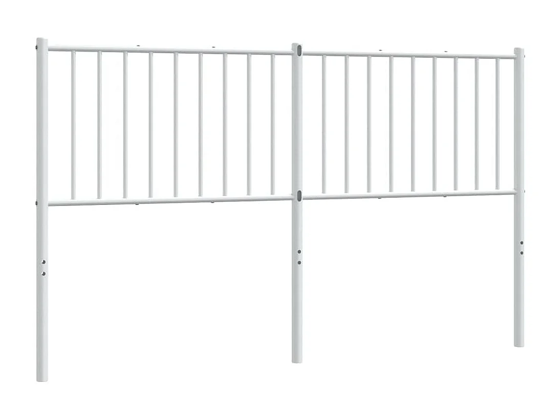 Testiera | Testata del letto in Metallo Bianco 160 cm