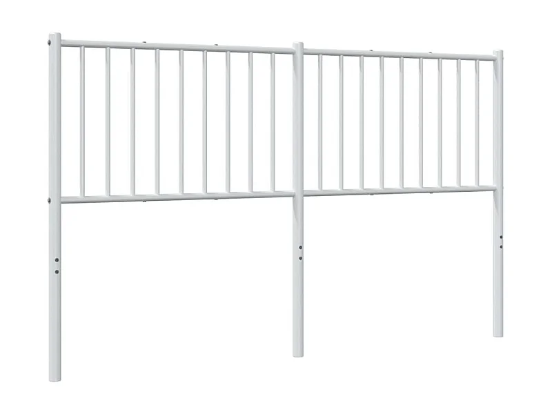 Cabeceira de cama 160 cm metal branco PT500203