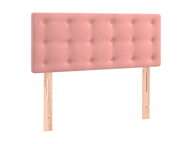 Kopfteil,Bettkopfteil Rosa 80x5x78/88 cm Samt -gkd146061