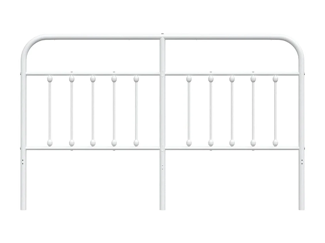 Cabecero de metal blanco 180 cm ES59094