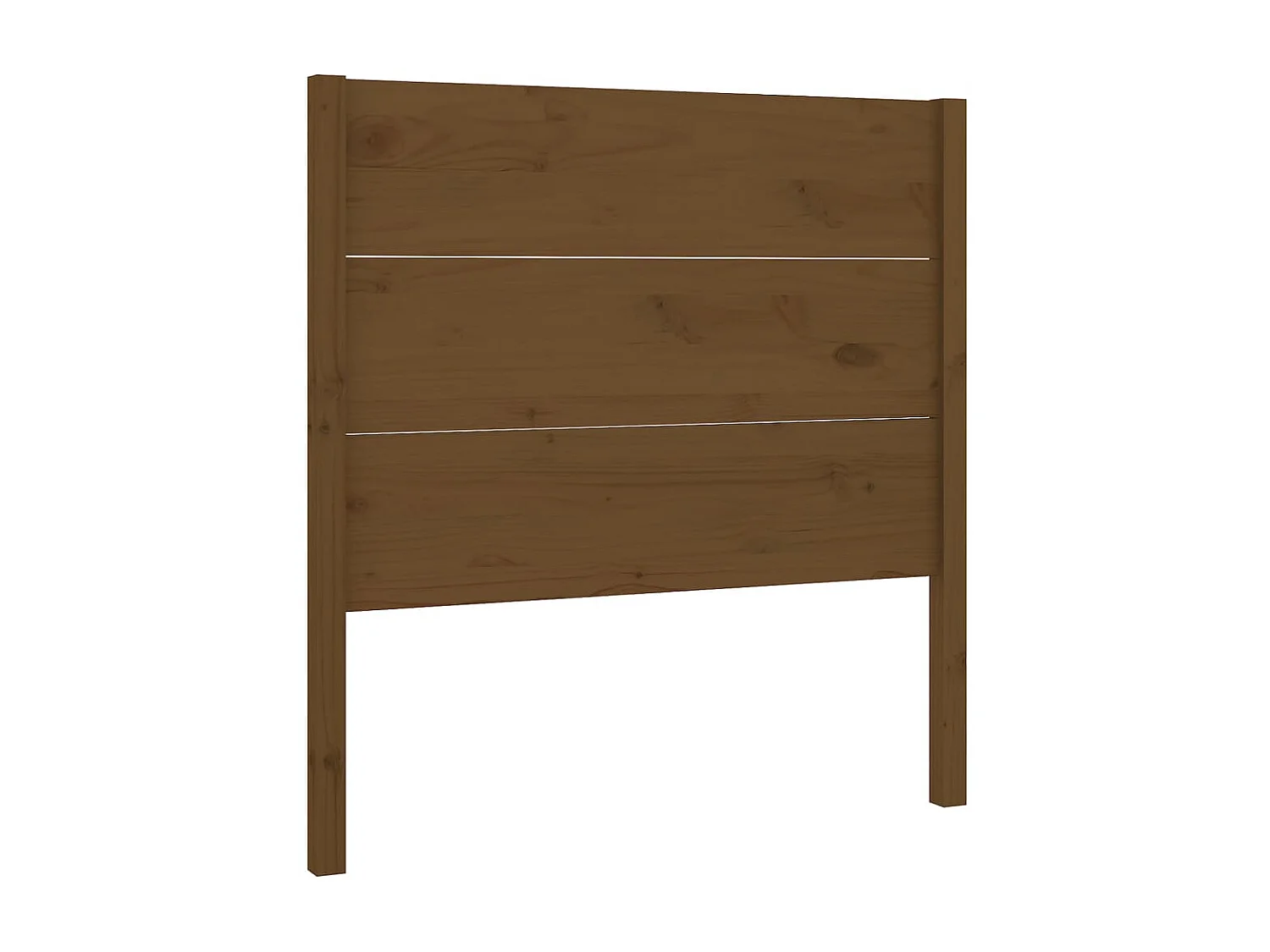 Tête de lit Marron miel 81x4x100 cm Bois massif de pin POI54907 BonneVie Meuble