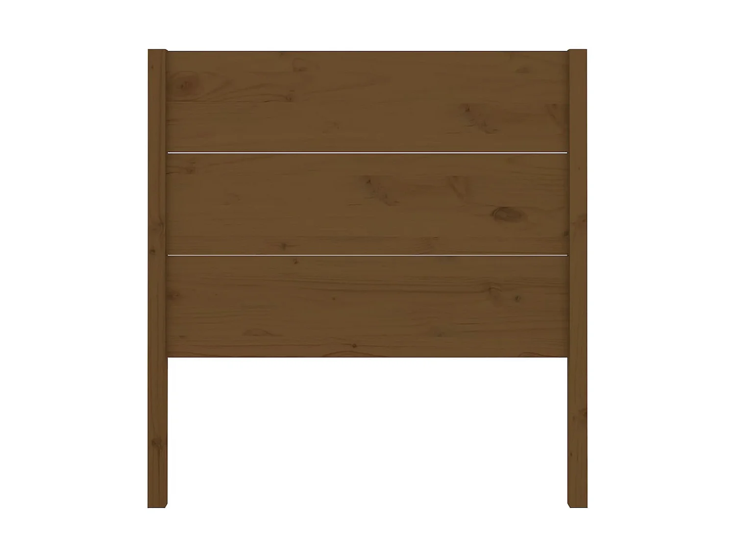 Tête de lit Marron miel 81x4x100 cm Bois massif de pin POI54907 BonneVie Meuble