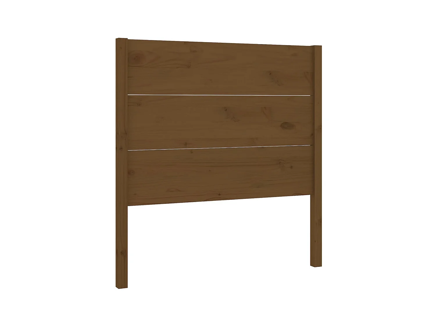 Tête de lit Marron miel 81x4x100 cm Bois massif de pin POI54907 BonneVie Meuble
