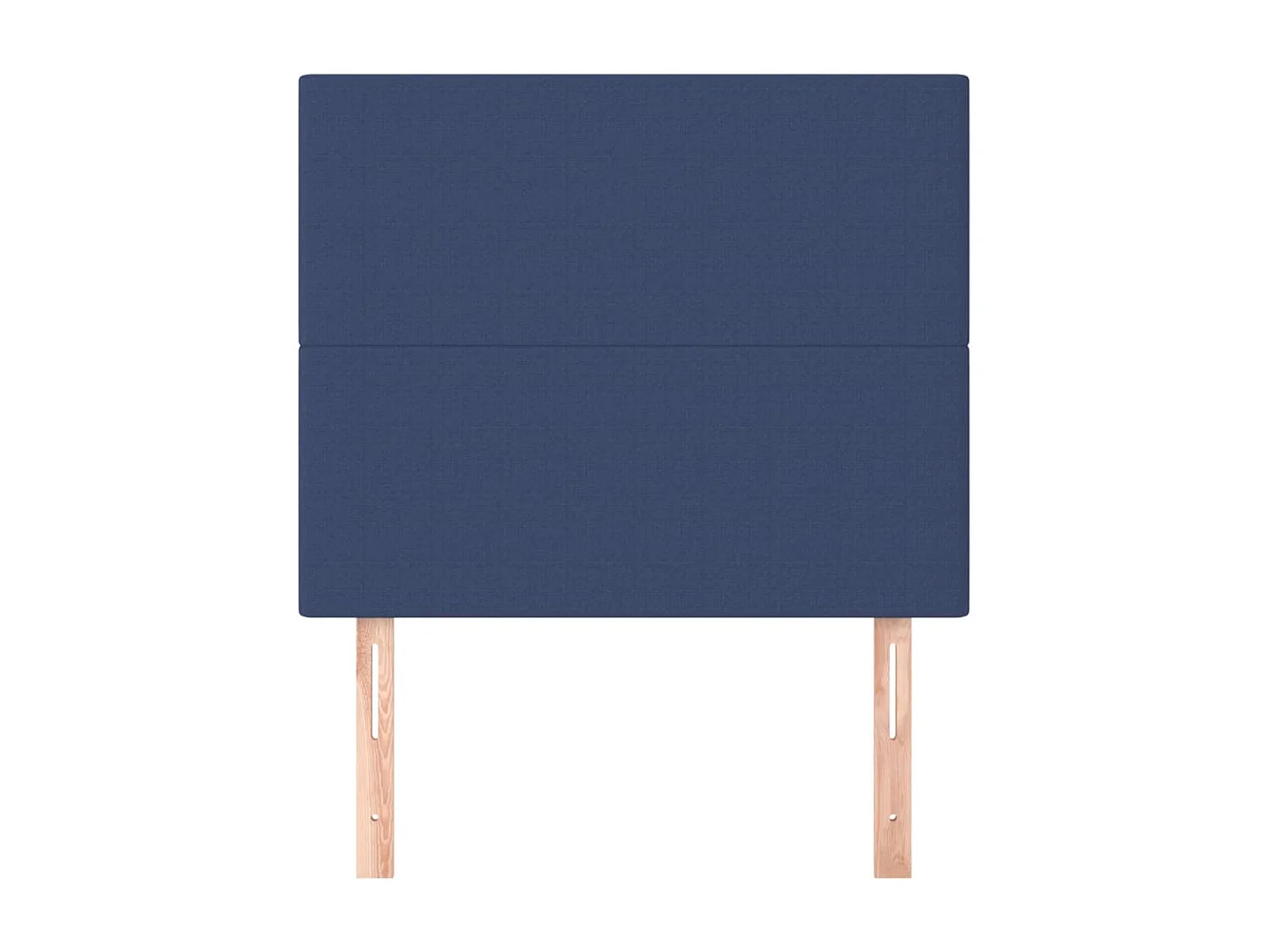 Cabeceira de cama 2 pcs tecido 100x5x78/88 cm azul PT401879