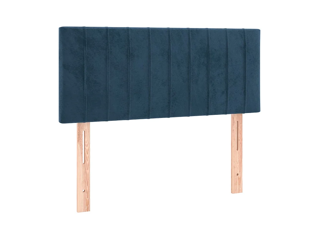 Tête de lit Bleu foncé 100x5x78/88 cm Velours POI10833 BonneVie Meuble