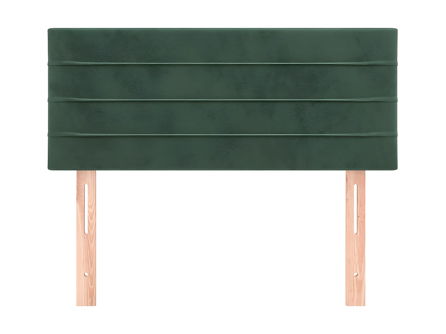Cabeceira de cama veludo 80x5x78/88 cm verde-escuro PT456865