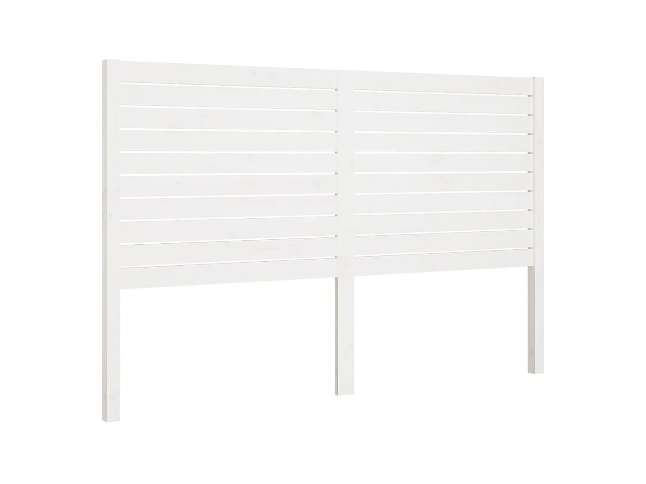 Testiera | Testata del letto per Letto Bianca 146x4x100cm in Legno Massello di Pino