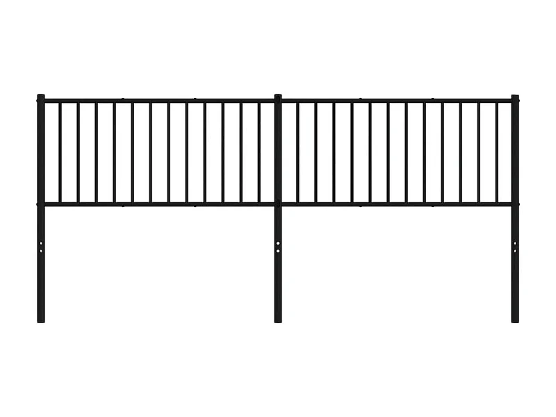 Testiera | Testata del letto in Metallo Nero 200 cm