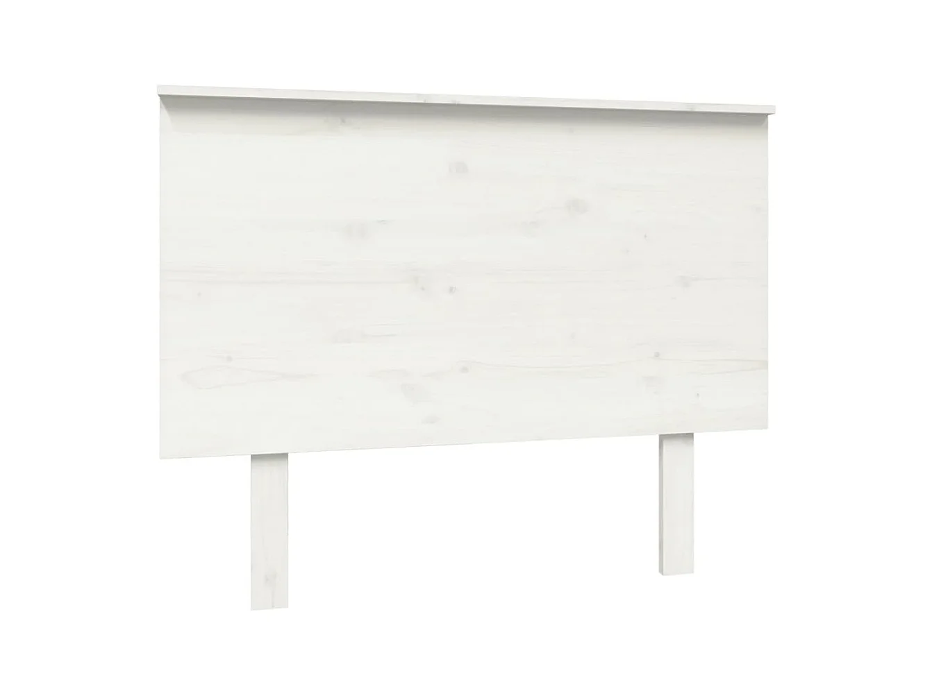 Tête de lit Blanc 104x6x82,5 cm Bois massif de pin POI43161 BonneVie Meuble