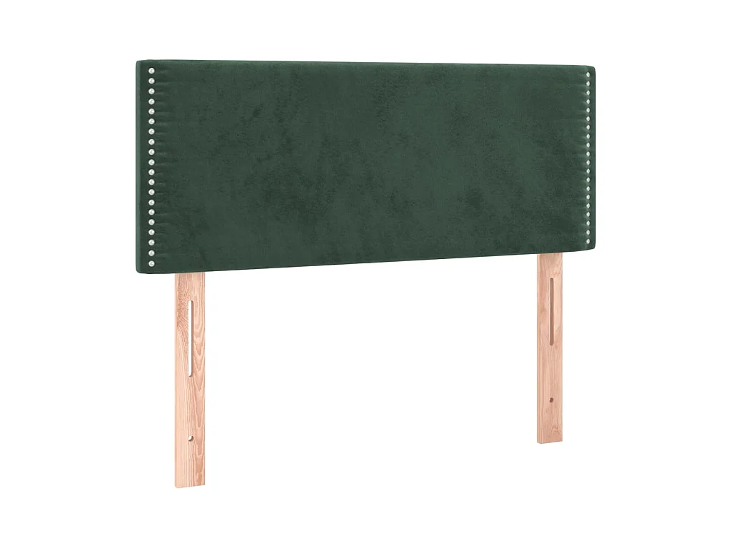 Tête de lit Vert foncé 80x5x78/88 cm Velours POI84887 BonneVie Meuble